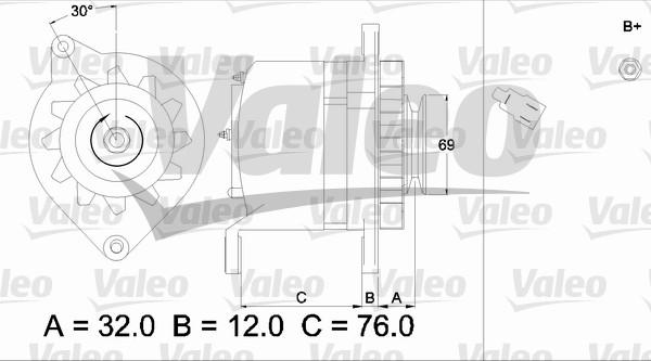 Valeo 436526 - Генератор vvparts.bg