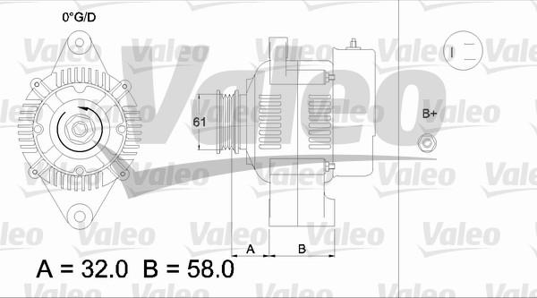 Valeo 436521 - Генератор vvparts.bg