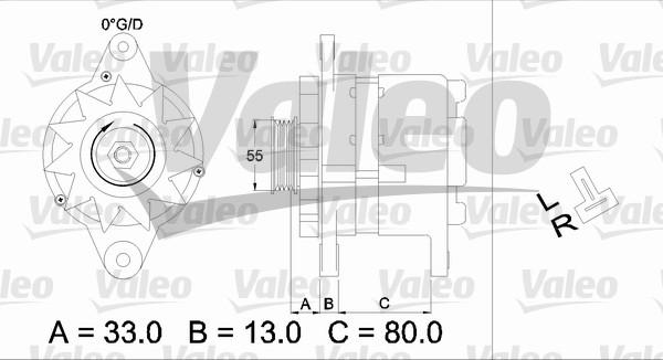 Valeo 436523 - Генератор vvparts.bg