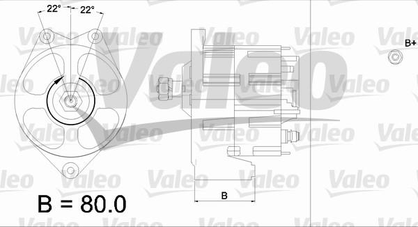 Valeo 436572 - Генератор vvparts.bg