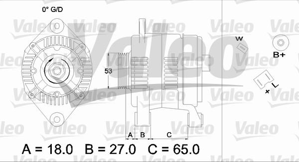 Valeo 436656 - Генератор vvparts.bg