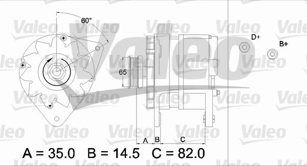 Valeo 436689 - Генератор vvparts.bg