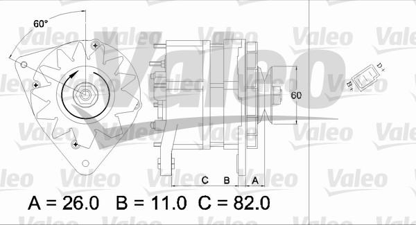 Valeo 436687 - Генератор vvparts.bg