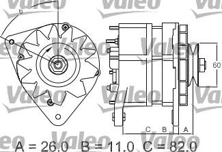 Valeo 436687 - Генератор vvparts.bg