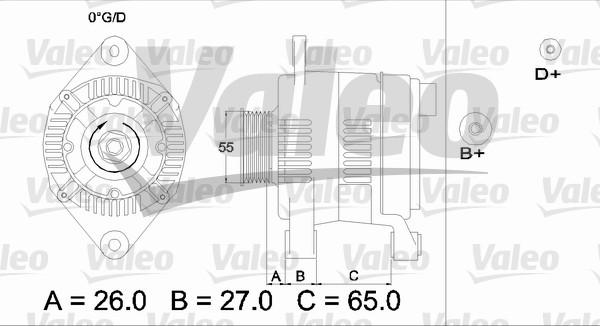 Valeo 436636 - Генератор vvparts.bg