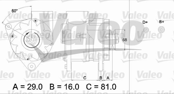 Valeo 436630 - Генератор vvparts.bg