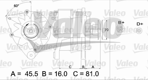 Valeo 436631 - Генератор vvparts.bg