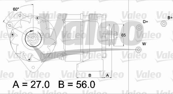 Valeo 436633 - Генератор vvparts.bg