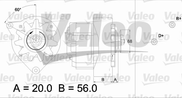 Valeo 436629 - Генератор vvparts.bg