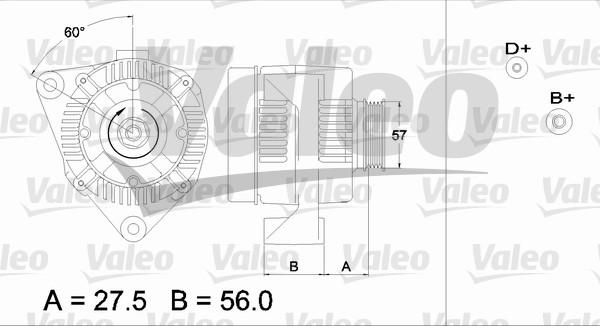 Valeo 436678 - Генератор vvparts.bg