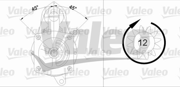 Valeo 436095 - Стартер vvparts.bg