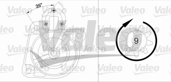 Valeo 436045 - Стартер vvparts.bg