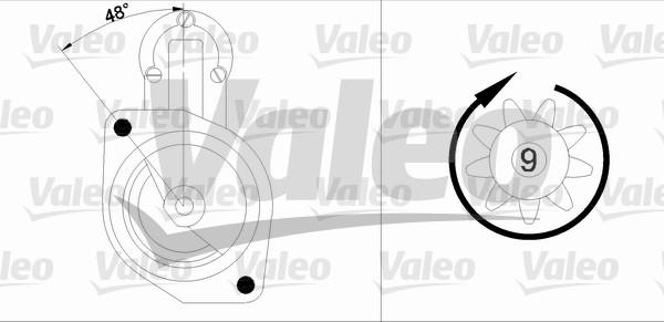 Valeo 436046 - Стартер vvparts.bg