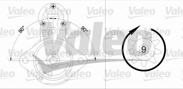 Valeo 436040 - Стартер vvparts.bg