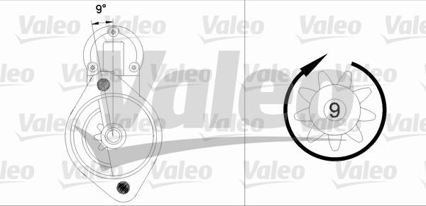 Valeo 436042 - Стартер vvparts.bg