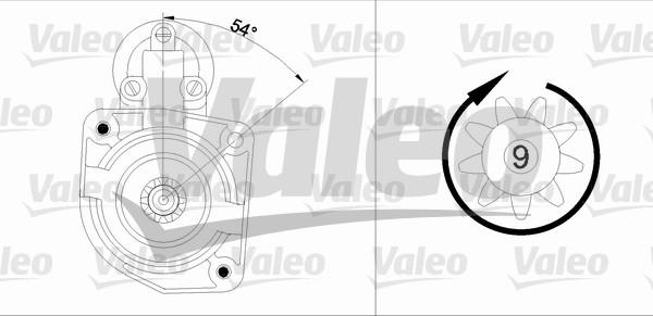 Valeo 436047 - Стартер vvparts.bg