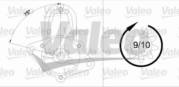 Valeo 436056 - Стартер vvparts.bg