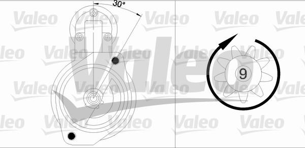 Valeo 436004 - Стартер vvparts.bg