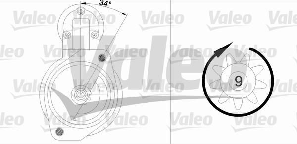 Valeo 436005 - Стартер vvparts.bg