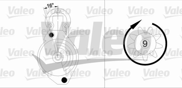 Valeo 436006 - Стартер vvparts.bg