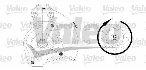 Valeo 436016 - Стартер vvparts.bg