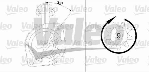 Valeo 436010 - Стартер vvparts.bg