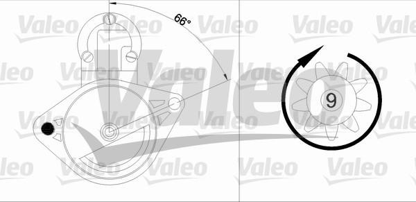 Valeo 436013 - Стартер vvparts.bg