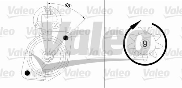 Valeo 436085 - Стартер vvparts.bg