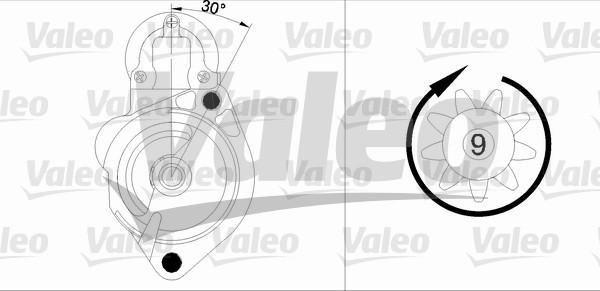 Valeo 436030 - Стартер vvparts.bg