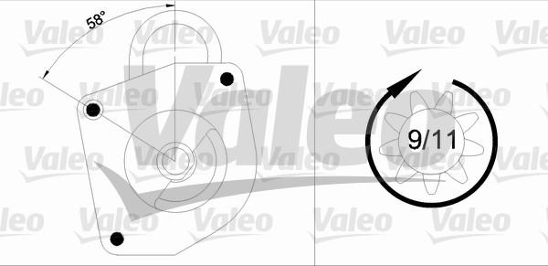 Valeo 436033 - Стартер vvparts.bg