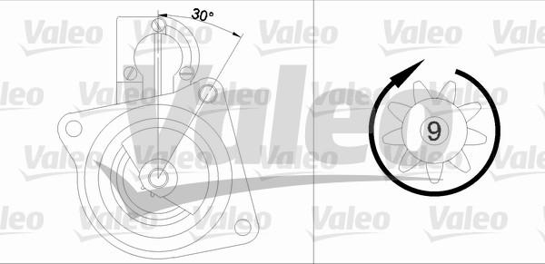 Valeo 436037 - Стартер vvparts.bg