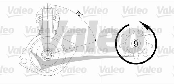 Valeo 436024 - Стартер vvparts.bg