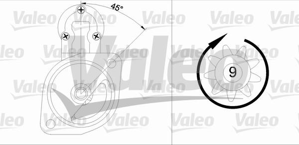 Valeo 436025 - Стартер vvparts.bg