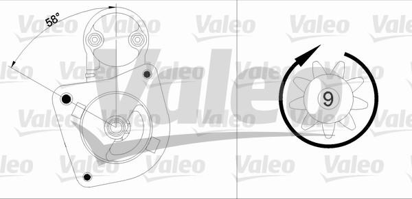 Valeo 436026 - Стартер vvparts.bg