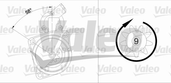 Valeo 436028 - Стартер vvparts.bg