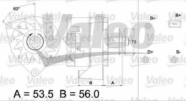 Valeo 436199 - Генератор vvparts.bg