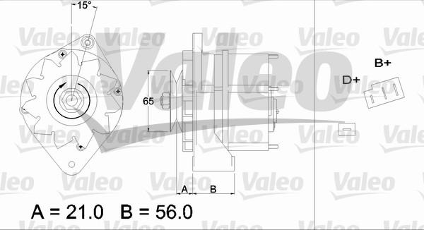 Valeo 436194 - Генератор vvparts.bg