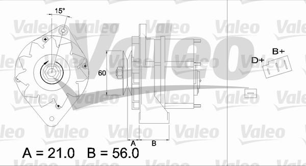 Valeo 436196 - Генератор vvparts.bg