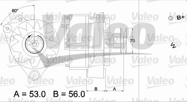 Valeo 436191 - Генератор vvparts.bg