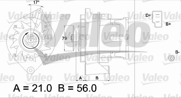 Valeo 436197 - Генератор vvparts.bg