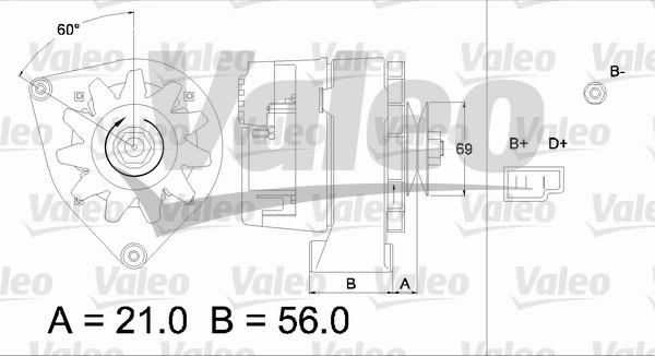 Valeo 436146 - Генератор vvparts.bg