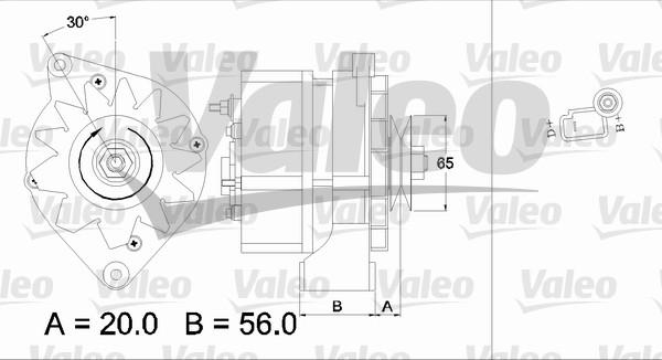 Valeo 436159 - Генератор vvparts.bg