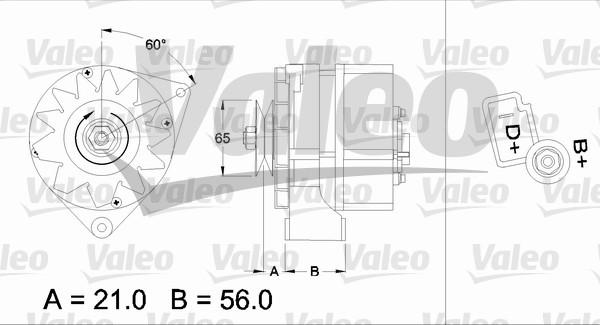 Valeo 436153 - Генератор vvparts.bg