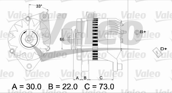 Valeo 436114 - Генератор vvparts.bg