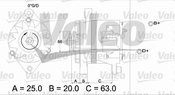 Valeo 436111 - Генератор vvparts.bg