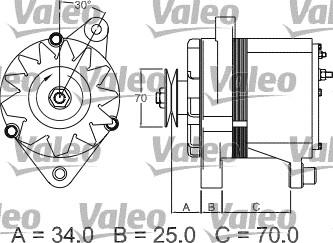 Valeo 436117 - Генератор vvparts.bg