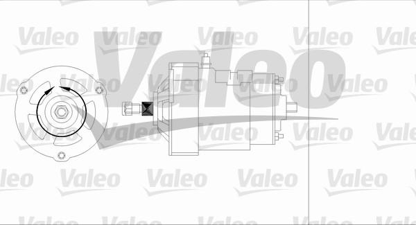 Valeo 436184 - Генератор vvparts.bg