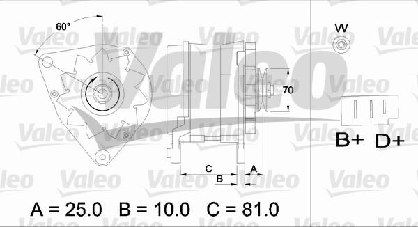 Valeo 436180 - Генератор vvparts.bg