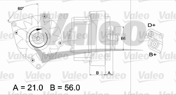 Valeo 436134 - Генератор vvparts.bg