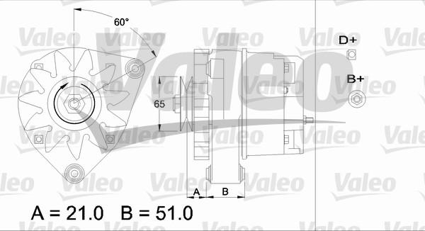 Valeo 436130 - Генератор vvparts.bg